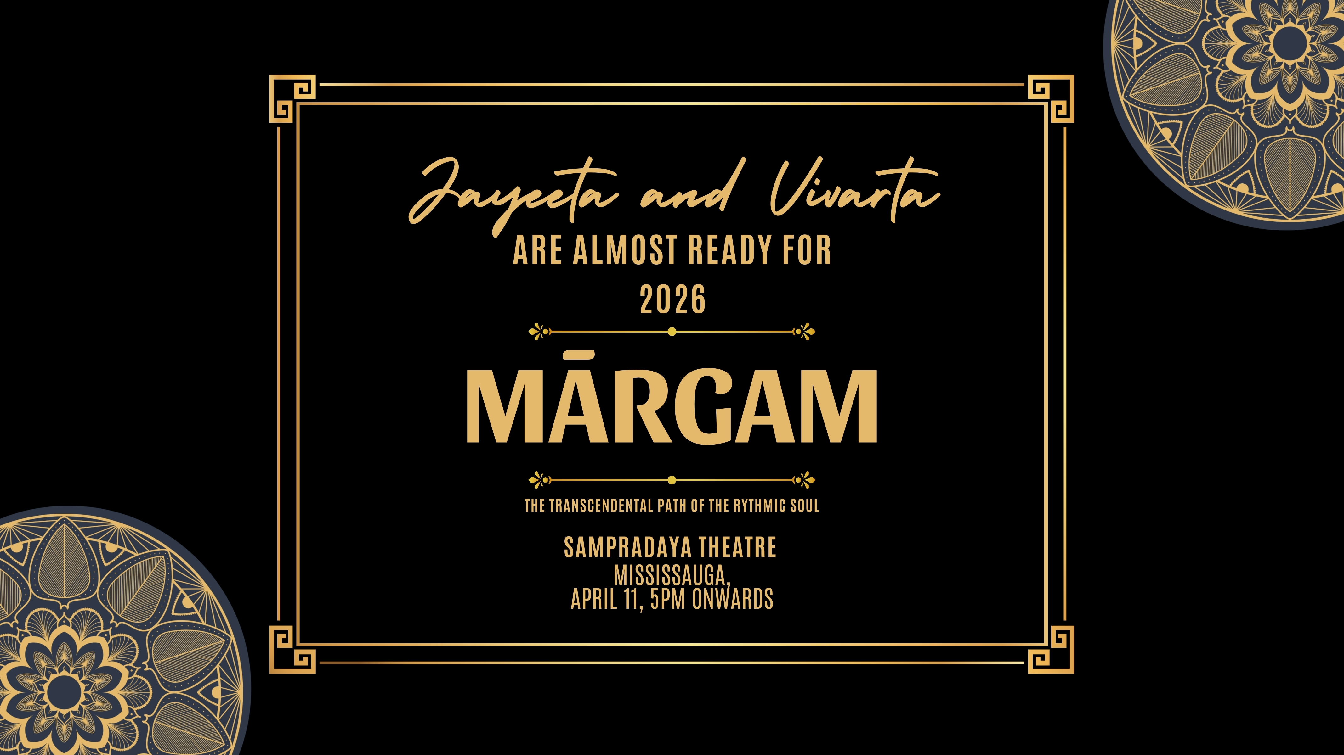 Margam Design Announcement - Important news from Vivarta